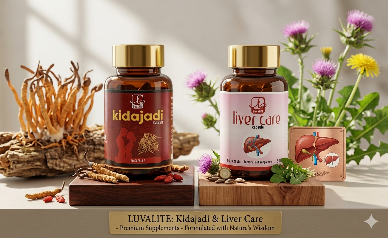 Luvlift Kidajadi & Liver Care  Men Wellness Combo  (60 Capsules) Pack